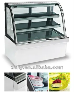 Supermarket Refrigeration Cake Showcase Refrigerator