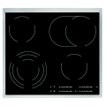 Electric Black Glass Hob 4 Zon Memasak