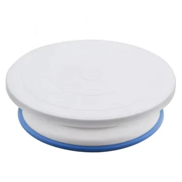 Food Grade Plastic Rotating Cake Decorating Turntable