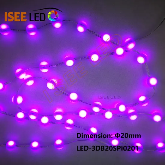 12V DC SMD RGB 5050 LED Ball String