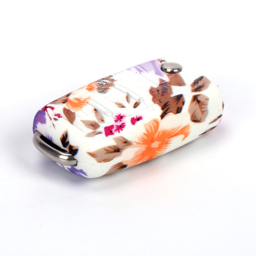 Beautiful color for vw polo silicone key case