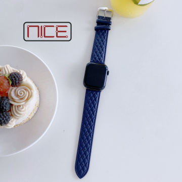 Apple Watch Straps Buckle Band Cow Leather 38/40/42/44/45MM 20/22mm Quick Release Bracelet Strap for Series 1-8