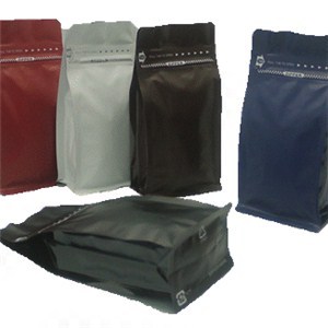 Plastic Pocket Zipper Flat Bottom Food Bags
