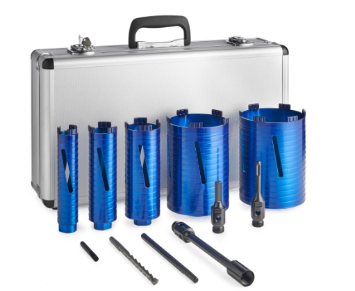 Adaptador de kit de bits de núcleo seco 115 mm SDS plus-1/2 &#39;&#39; BSP macho