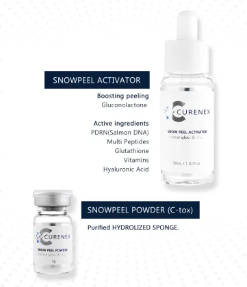Korea CURENEX SNOW PEEL removes dead skin cells and rejuvenates skin