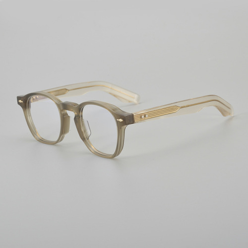 China Gentleman Retro Unisex Thick Acetate Optical Glasses Factory
