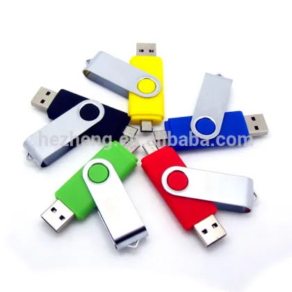 High Quality Cheap Price Gurantee Colourful Swivel OTG USB Memory Stick 32GB For Samsung