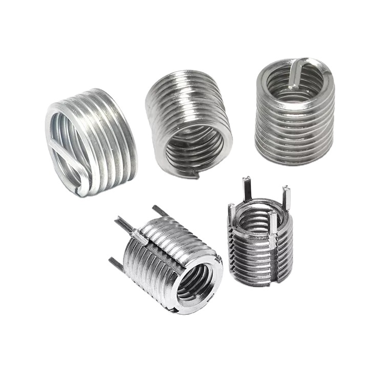 Custom Keensert M4x0.7 Industrial Fastener - Zinc Plated Zinc 304 Stainless Steel Key Locking Thread Insert