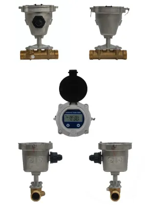 Ultrasonic digital water flow measurement