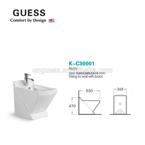 Toilet bidet design white ceramic bathroom square bidet