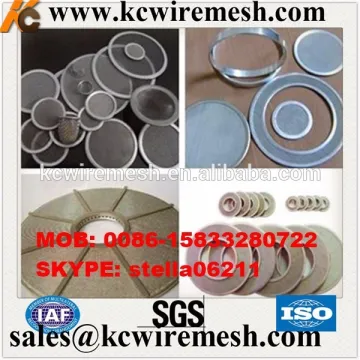 Manufacture!!!!!!!! KanChen kidney-shaped filter disc mesh /rectangular filter disc mesh / elliptical filter disc mesh