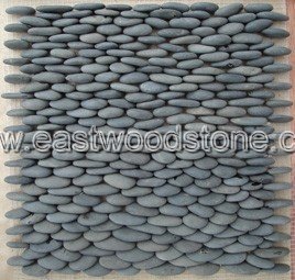 outdoor pebble stone floor mat