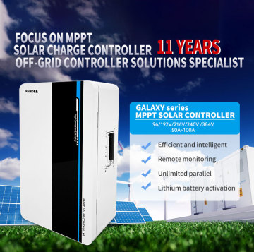 Ipandee Oem 72V 96V 120V 144V 180V 192V 216V 240V 360V 384V 50A 60A 80A 100A Solar Panel Regulator Mppt Solar Charge Controller