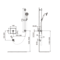 Flex -Dusch -Set Hand Duschset Set