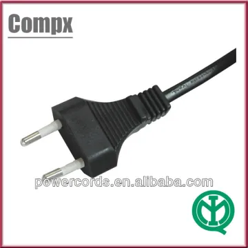 10A 250V Italy 2 pin ac power cord plug