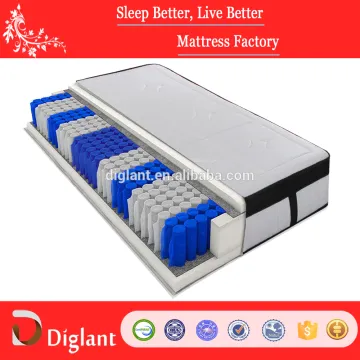 9-ZONE Euro Top Pillow top LATEX Memory Pocket Spring Mattress