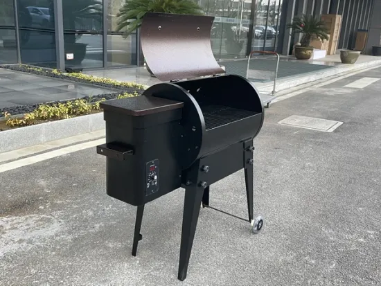 Classic Wood Electric Pellet Smoker, Barbecue Pellet Grill with Digital Controller