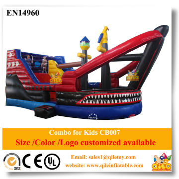 pirate inflatable combo bouncer inflatable bouncy combo for kids and adults