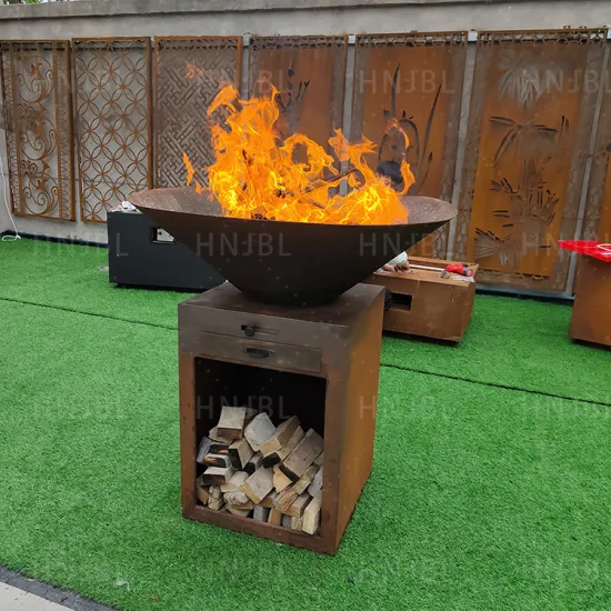 Corten Steel Garden BBQ Grills: Fire Pit, Barbecue, and Gas Grill Options