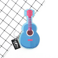 Porta-moedas em PU simples personalizado estilo guitarra