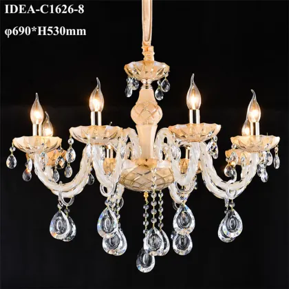 tiffany crystal lamp candle chandelier lighting
