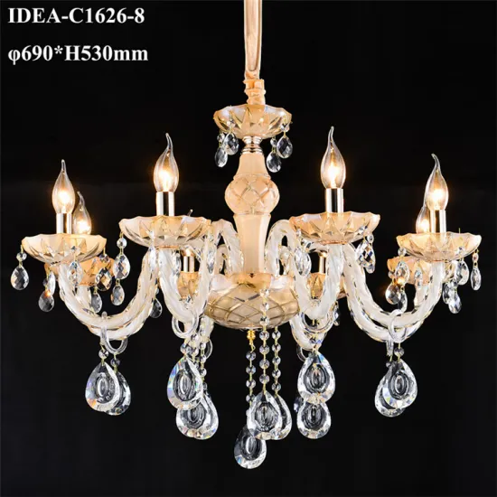 tiffany crystal lamp candle chandelier lighting