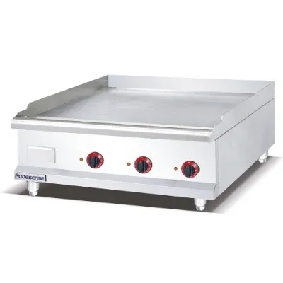 High Efficiency Commercial Kitchen Equipment Stainless Steel Electric Griddle