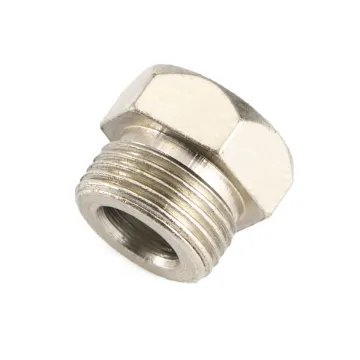 Hexagon SS Cap Stainless Steel With Thread Hole