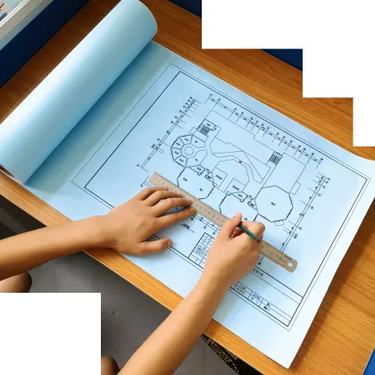 Engineering Blueprint Paper Rolls