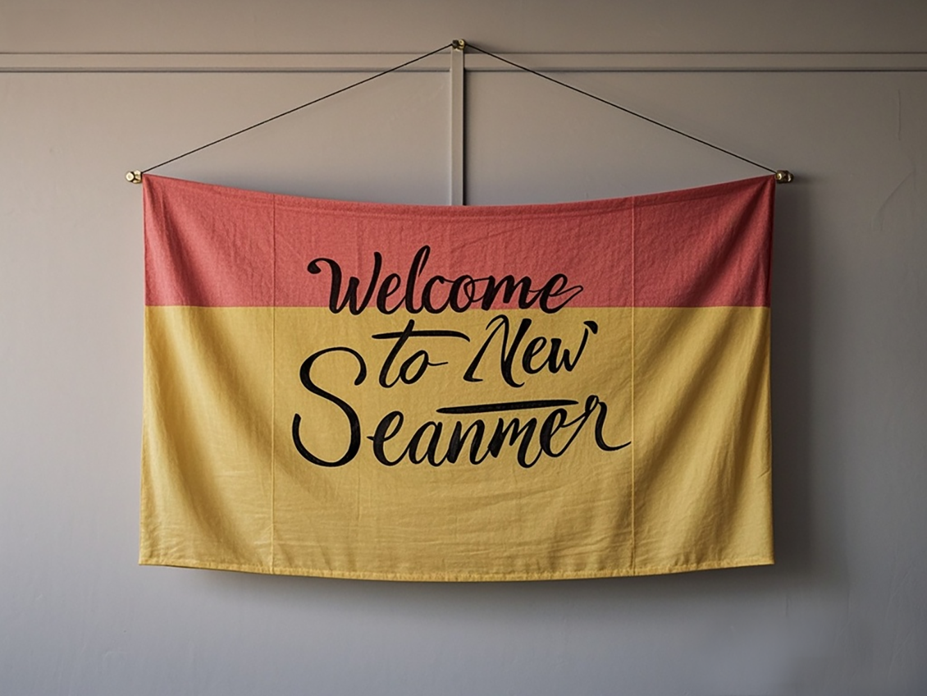 Premium colorful Christmas flag