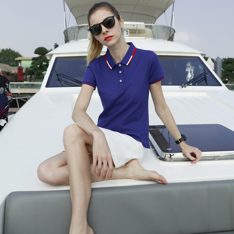 New Women's polo shirts Summer short sleeve high quality shirt polo women fashion casual solid shirt polo tops size S-4XL