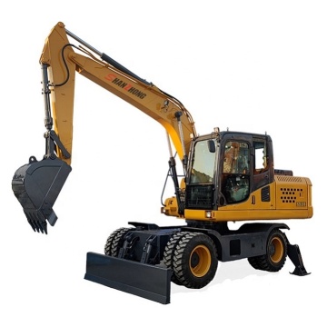 Shanzhong Factory Price SZL135: 13 Ton 0.6 CBM Bucket Wheeled Excavator for Sale