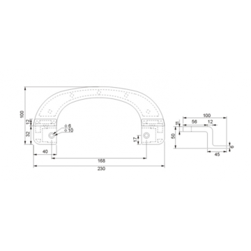 ALUMINIUM DOOR PULL HANDLE