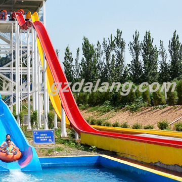 High-speed fiberglass water slide for sale