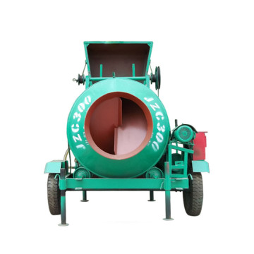 Small batch concrete mixer attachment