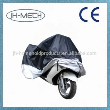 Black+silver Outdoor heavy duty motorcycle cover