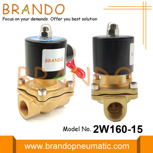 1/2'' 2W160-15 Brass Electric Solenoid Valve 24V 220V