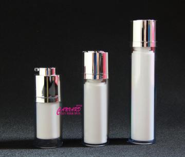 Twist up airless pump bottle