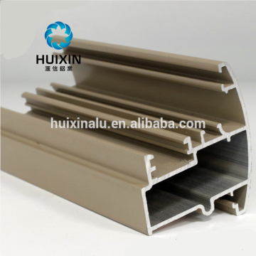 Brown aluminum windows 6063 T5 aluminum extrusion angle