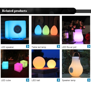 Decorative LED Flower Pot for Hotel Decor