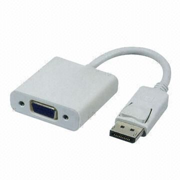 เชื่อมต่อสถาปัตยกรรม DisplayPort, 20 ขาสำหรับสถาปัตยกรรม DisplayPort เพศชายกับเพศหญิง VGA