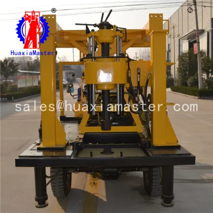 XYC-200A tricycle-mounted hydraulic core drilling rig/Tricycle diamond core drills sale