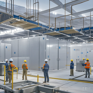 Large Logistics Cold Storage and Freezing Equipment for Room Temperature Refrigeration