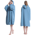 Waterproof Changing Robe Custom Logo Waterproof changing robe custom logo adult poncho towel Supplier