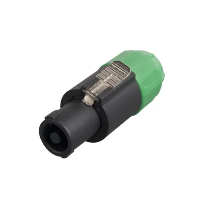 Professional Audio Speaker Wire Connectors: Speakon Female and Male Plugs for Audio & Video Accessories