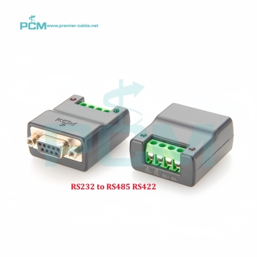 Serial DB9 Female RS232 to RS422/RS485 Terminal Block Controller Signal Module Converter Board