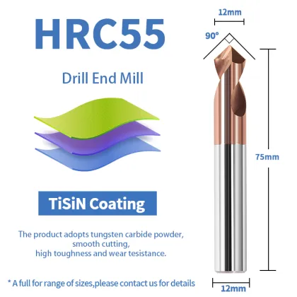 Best Price Handerk Tungsten Carbide Milling Cutters: Uncoated HRC55/65 Drills & Center Bits for CNC Tools