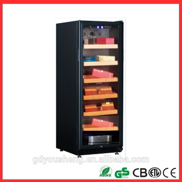 freestanding control humidity adjustable display storage cabinet cigar cooler fridge