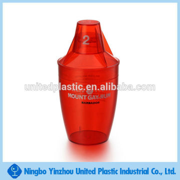 6 OZ Custom Plastic Cocktail Shaker