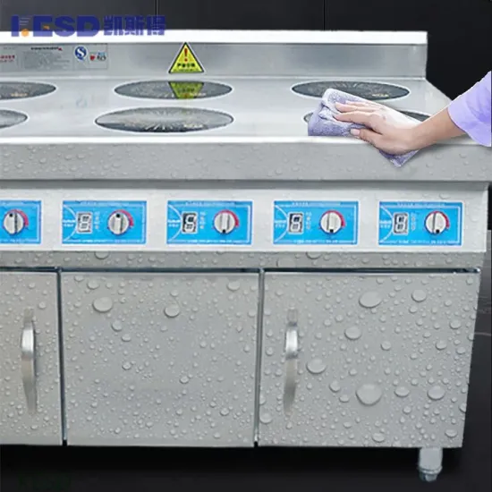 Restaurant Commercial Induction Cooker with Cabinet ETL CE Hob 3500W Electric 5000W 4500W 2 4 6 8 Burner Watt Flat Stove Factory